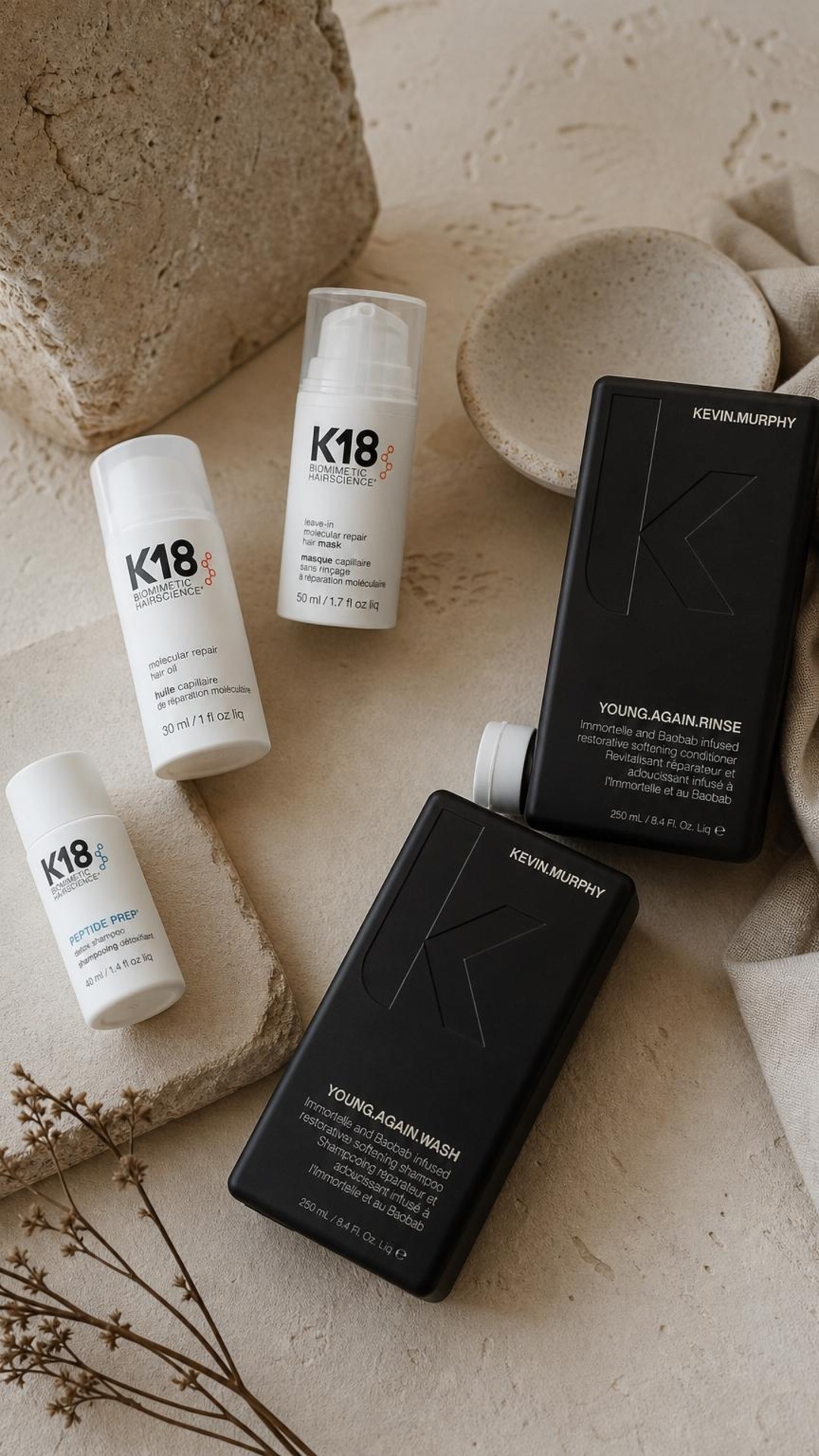 Premium hair care products at Kòha The Salon